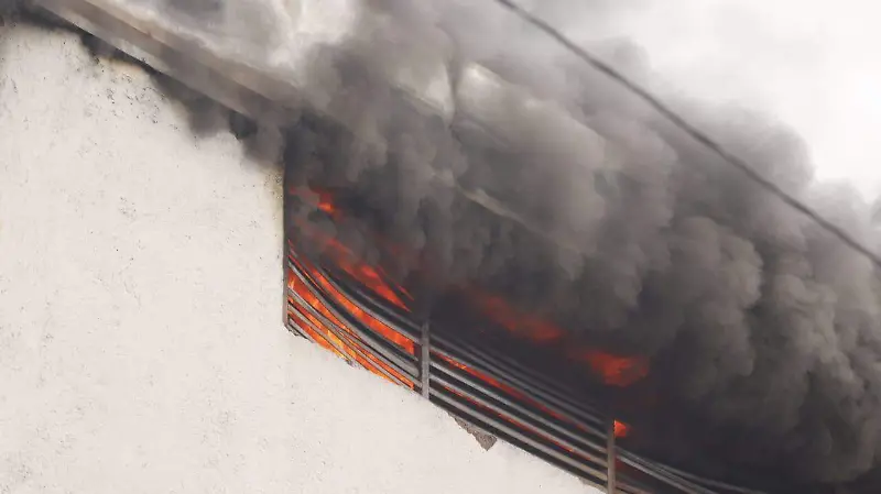 Incendio en la colonia Morelos